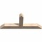 Ekena Millwork Portland Smooth Timber Gable Bracket, Douglas Fir, 60"W x 25"H x 5 1/2"D x 5 1/2"F, 10/12 Pitch GBW060X25X0606POR00SDF - alternate 4